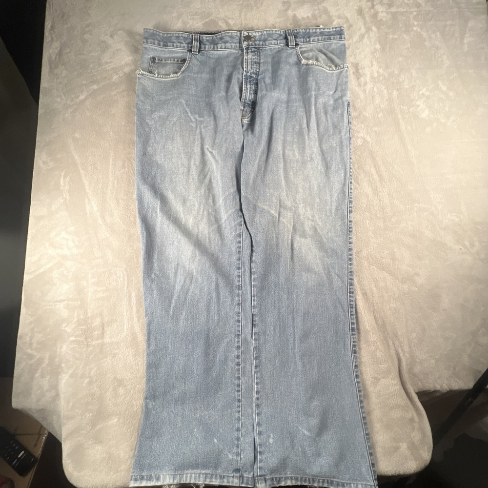 Ermenegildo‎ Zegna Mens Straight Leg Jeans Made In Italy Medium Wash Sz 42x32
